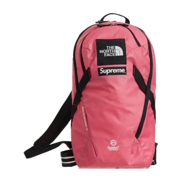 Supreme x The North Face Prim Pink Outer Tape Seam Backpack - Picture 1 of 12
